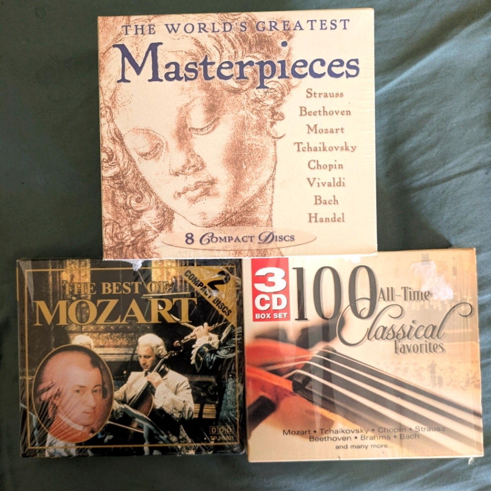3 box set bundle of of 13 new classical CD'S